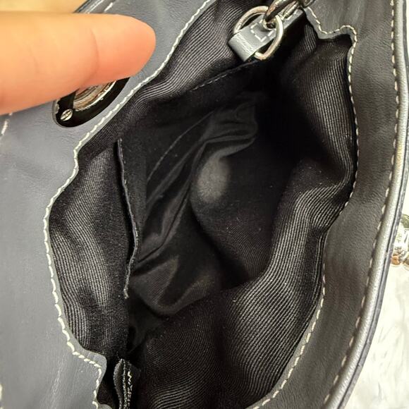 y2k COACH Gray Signature Canvas Mini Purse / Wristlet - Picture 10 of 13